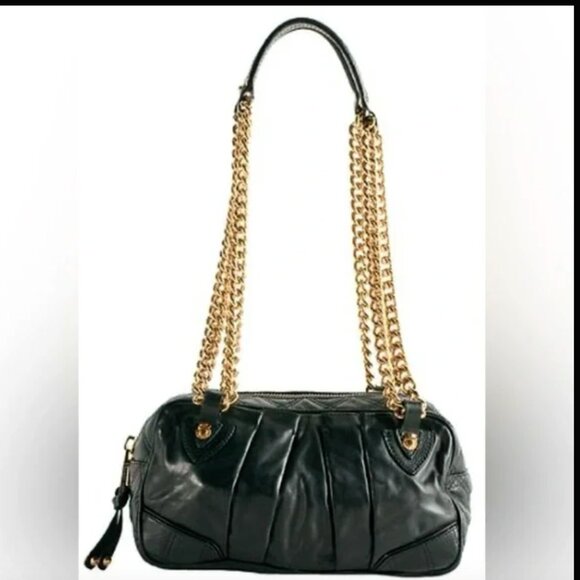 Marc Jacobs Pleated Little Gordon Chain Bag – Black - Picture 2 of 7